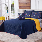 Cobre Leito Queen Dupla face 7 Peças